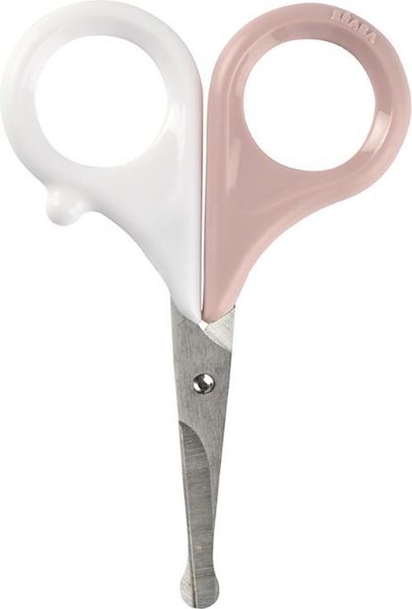 Beaba Nożyczki do paznokci w etui Old Pink