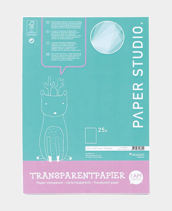 Produktbild I Am Creative Transparentpapier Block A4, 25 Blatt (A4)