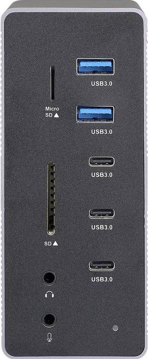 Image du produit Renkforce Station d'accueil USB-C® RF-DKS-910 Convient pour la marque Stations d'accueil : U (USB-C)