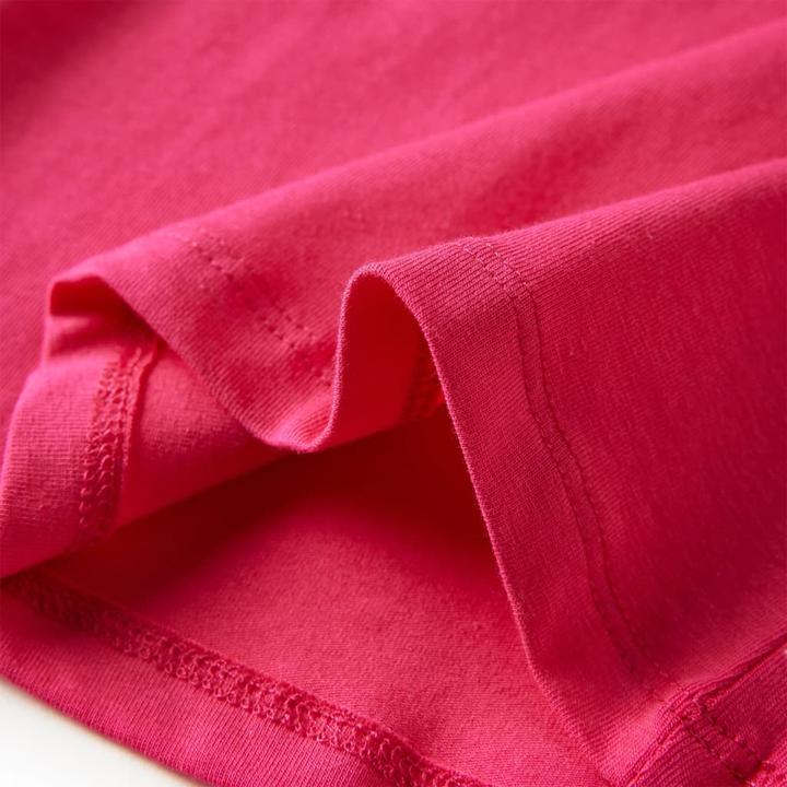 Immagine prodotto VidaXL Camicia a maniche lunghe per bambini rosa brillante 140,Materiale: 95 % cotone (140)