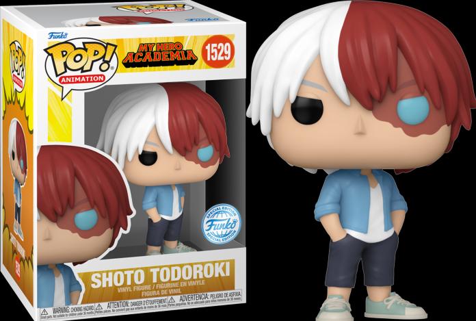 Actual product image Funko POP! My Hero Academia Shoto Todoroki (Casual) Exclusive