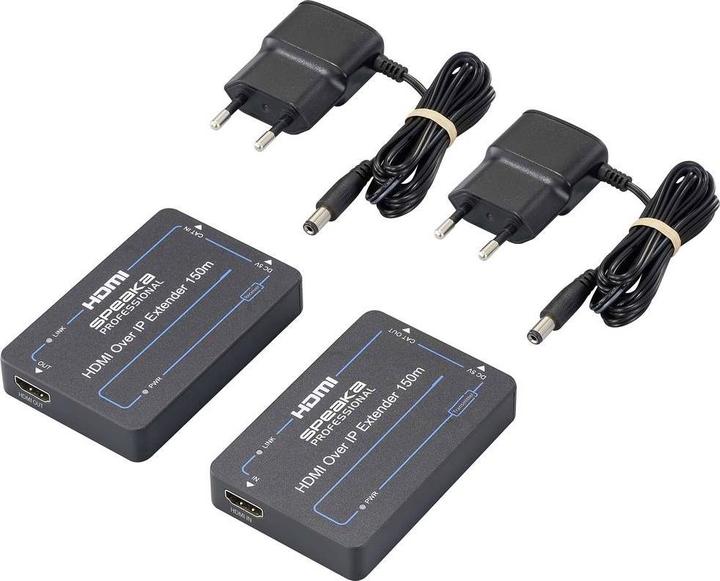 Immagine prodotto SpeaKa Professional SP-HDE-301 HDMI® HDMI Extender über Netzwerkkabel RJ45 (Estensore)