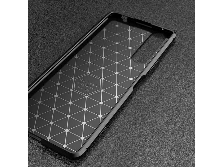 Produktbild Screenguard Sony Xperia 5 II Hülle Carbon Design TPU Case (Sony Xperia 5 II)