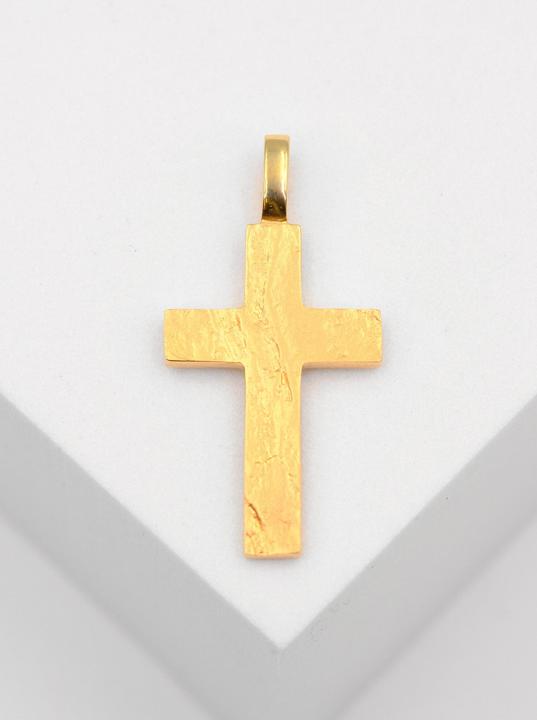 Produktbild Muau Kreuz (750/18K Gelbgold)