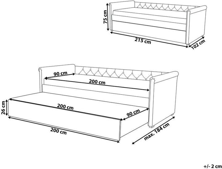 Actual product image Beliani Libourne (90 x 200 cm)