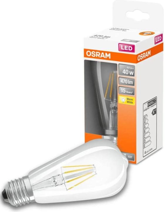 Productafbeelding Osram Ster Klassieker (E27, 4 W, 470 lm, 1 x, E)