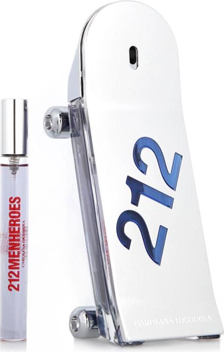 Actual product image Carolina Herrera 212 Men Heroes Forever Young EDT 90 ml + EDT MINI 10 ml (man) (Eau de toilette, 90 ml)