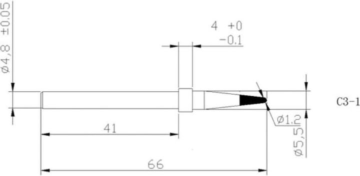 Actual product image Velleman Spare Bit For Vts30Lf (Spare)