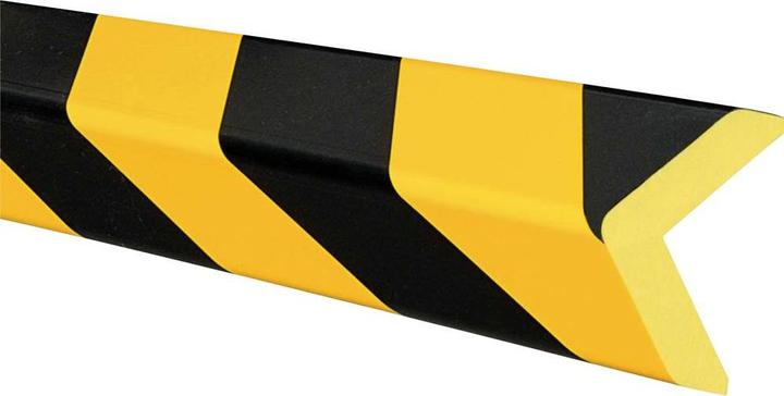 Moravia Staffa di protezione dei bordi 47/47 autoadesiva, giallo-nero