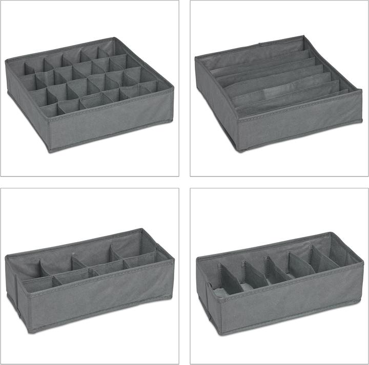 Produktbild Relaxdays Unterwäsche Organizer (32 x 32 x 9 cm, 9.20 l)