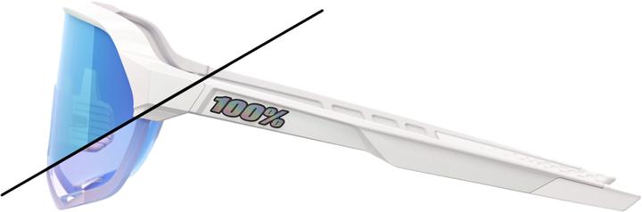 Actual product image 100% S2 LE - Bastille (White, Blue Mirror Photochromic)
