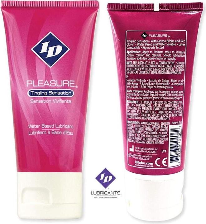 Immagine prodotto ID Piacere - Lubrificante A Base D'Acqua Sensazione Di Pizzicore Tubo Da Viaggio 60 ml (60 ml)
