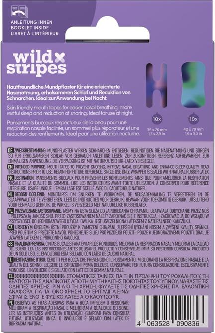 Actual product image Wild Stripes Mund Tapes 20