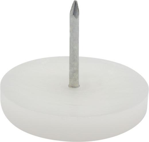 Produktbild Möbelgleiter mit Nagel Kunststoff ø 30 mm 4 Stk. (Kunststoffgleiter, 4 Stück)