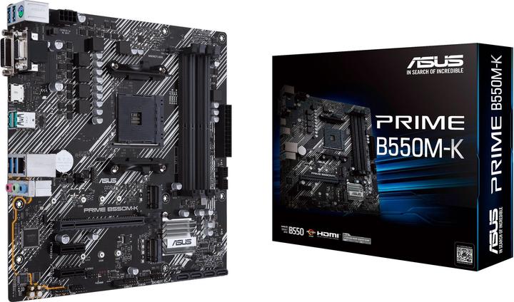 Image du produit ASUS PRIME B550M-K (AM4, AMD B550, mATX)