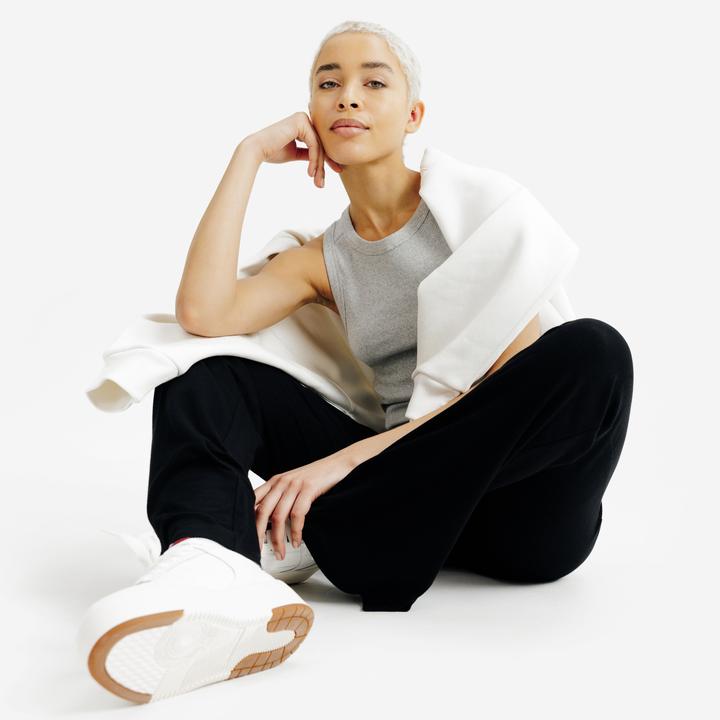 Image du produit Decathlon Baskets femme, CJ80 platform, Blanc et Bordeaux (42)