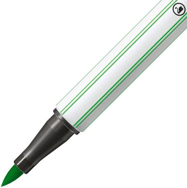 Produktbild STABILO Pen 68 brush Premium-Filzstift (Hellgrün, 1 x)