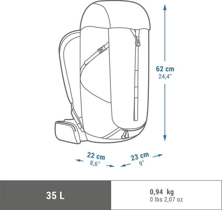 Produktbild Quechua FHS150 (35 l)