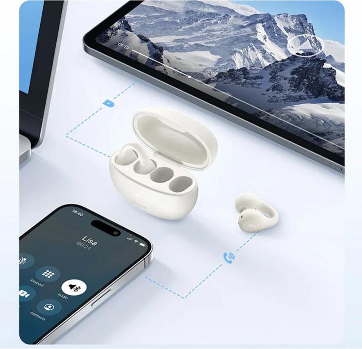 Actual product image Baseus AirGo AS01, white (Wireless)