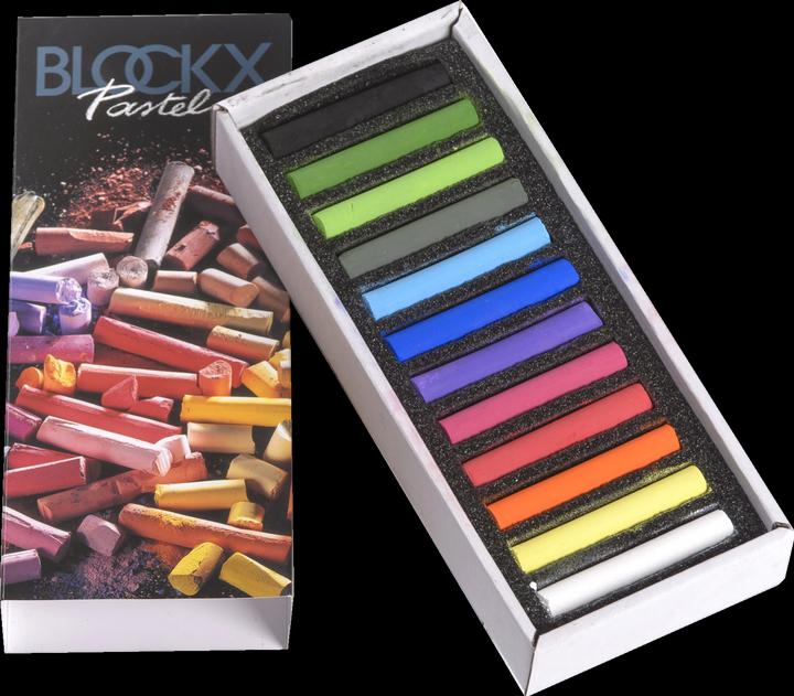 Image du produit BlockX Etui 12 Pastels - Assortis - Blanc tita zinc (12 x)