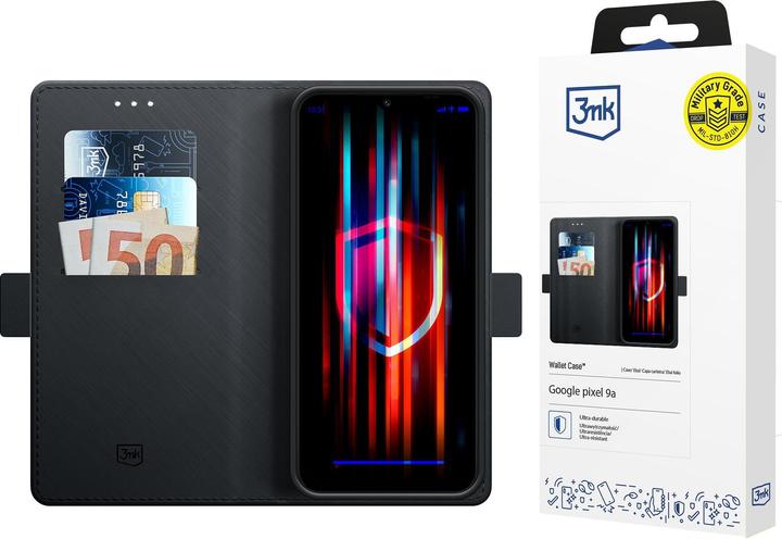 Actual product image 3MK Etui Wallet Case do Google Pixel 9A czarny (Google Pixel 9a)