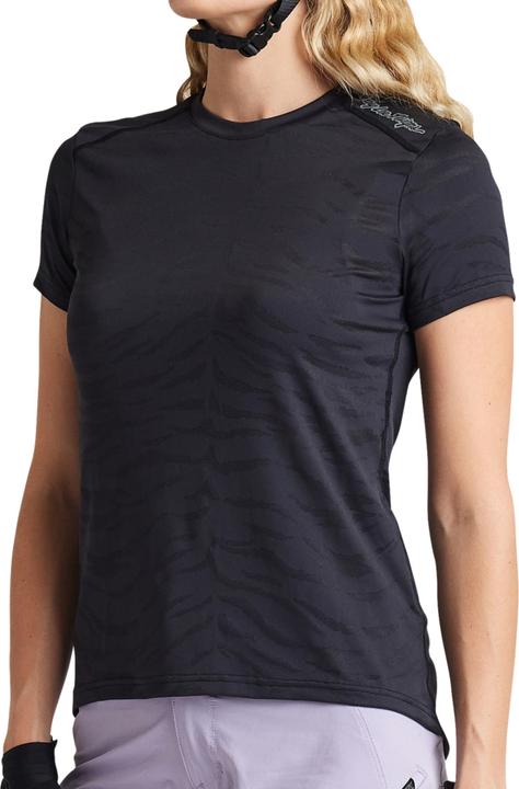 Image du produit Troy Lee Designs Womens Lilium SS Jersey, Tiger Jacquard, noir, L (L)
