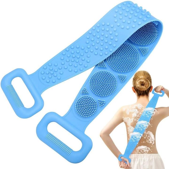 Immagine prodotto Cbx Silikon Duschgurt, Badebürste, Rückenbürste, Rückenschrubber