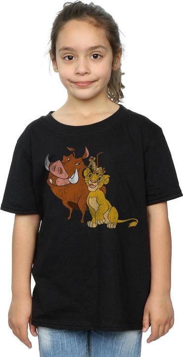 Immagine prodotto Disney The Lion King Classic Simba, Timon And Pumbaa Maglietta Ragazze (140, 146)