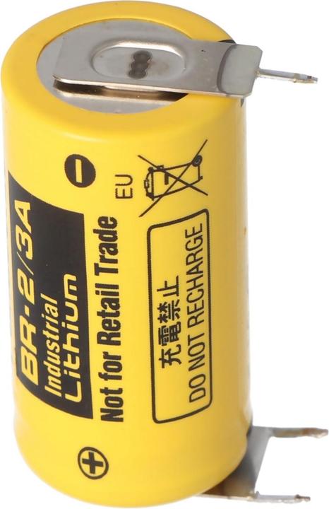 Actual product image Panasonic Battery BR-2/3A with print contact ++-, BR17335 (1 pcs.)