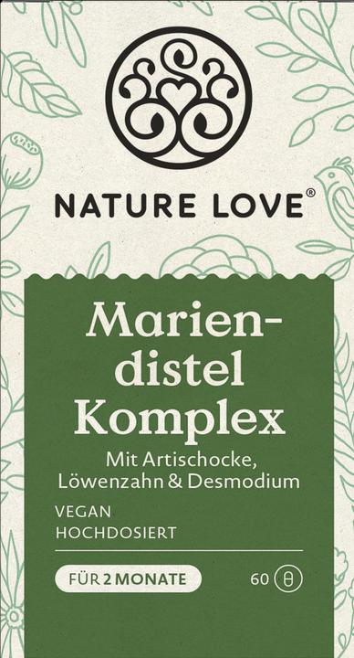 Immagine prodotto Nature Love Complesso di cardo mariano (60 Pezzo/i, 40 g)