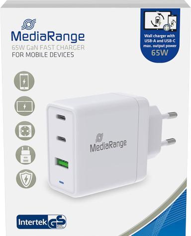 Image du produit MediaRange Chargeur rapide (65 W)