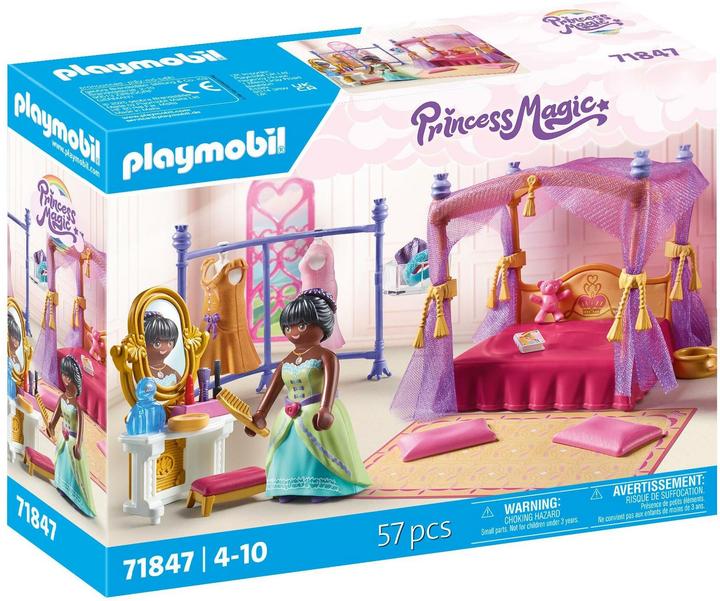 Produktbild Playmobil Prinzessinnen-Schlafzimmer mit Ankleide (71847, Playmobil Princess Magic)
