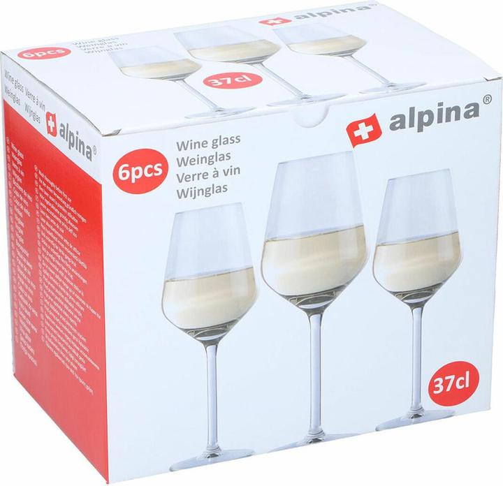 Produktbild alpina weissweinkelch 6er Set 37cl (37 cl, 6 Gläser, Weissweingläser)