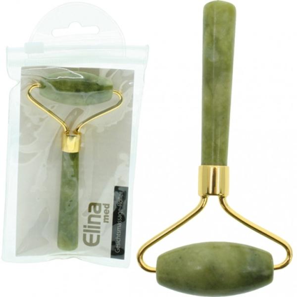 Actual product image Elina Massage face roller jade stone 11x6cm