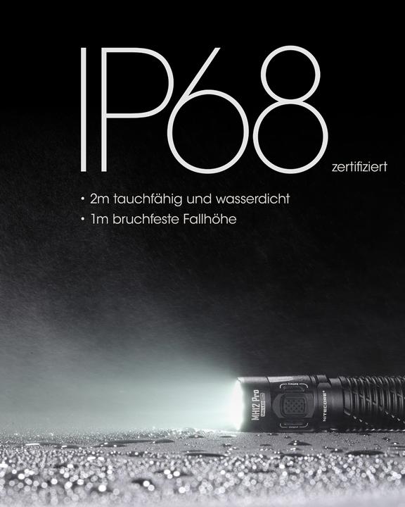Produktbild Nitecore MH12 Pro - 3300 Lumen, UHi 40 LED (13.80 cm, 3300 lm)