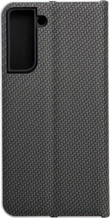 Actual product image OEM Book case LUNA Book Carbon for SAMSUNG S21 FE black (Samsung Galaxy S21 FE)