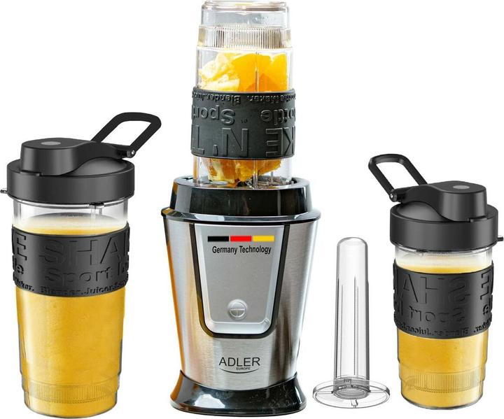 Adler Mixer AD 4081 Tabletop, 800 W, Jar material BPA Free Plastic, Jar capacity 0.57 and 0.4 L, Ice crush (EU-Stecker, 800 W)