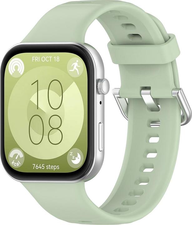 Produktbild Techsuit - Watchband (W061) - Huawei Watch Fit 3 - Light Green (Silicone)