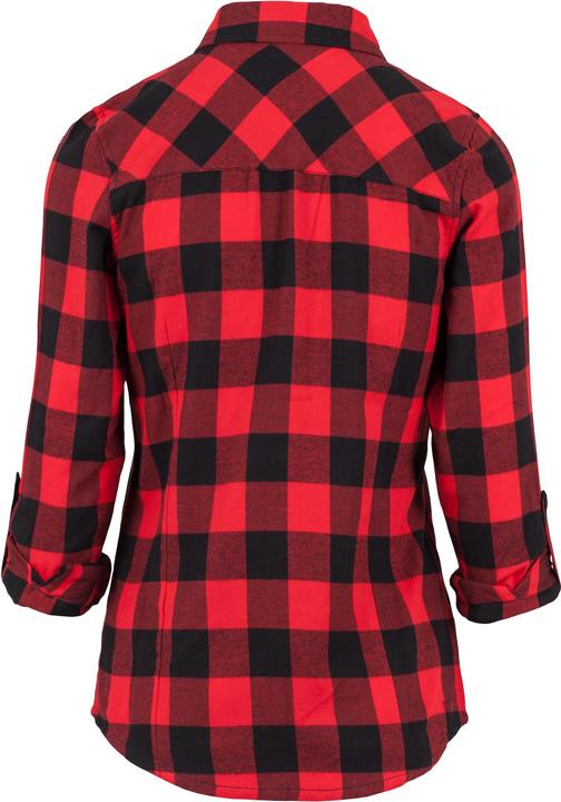 Actual product image Urban Classics Ladies Turnup Checked Flanell Shirt (S)