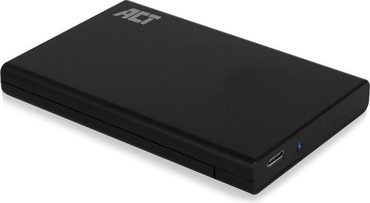 Actual product image 2.5" SATA hard drive enclosure, screwless, USB-C 3.2 Gen2 (2.5")