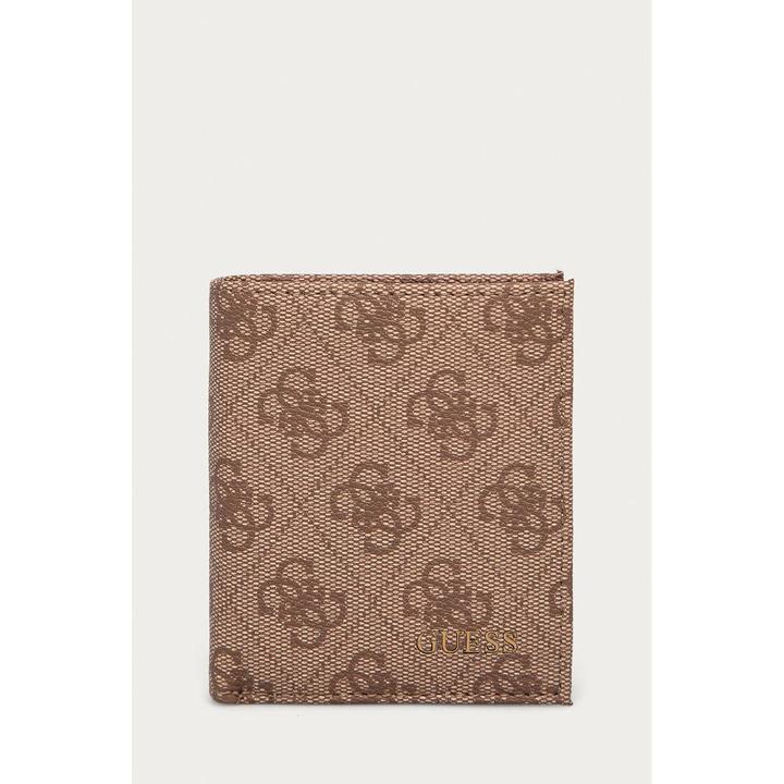 Actual product image Guess Vezzola, Textile Wallet, Small Billfold, SMVZLALEA22, Brown, For Men