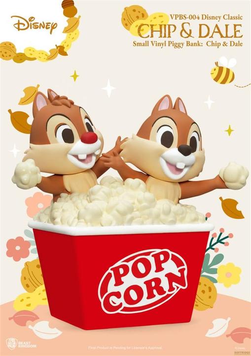 Produktbild Beast Kingdom Disney Piggy Vinyl Spardose Chip & Dale 24 cm