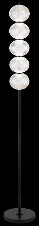 Immagine prodotto Globo Lampada Da Terra In Metallo Nero Opaco, 1xled