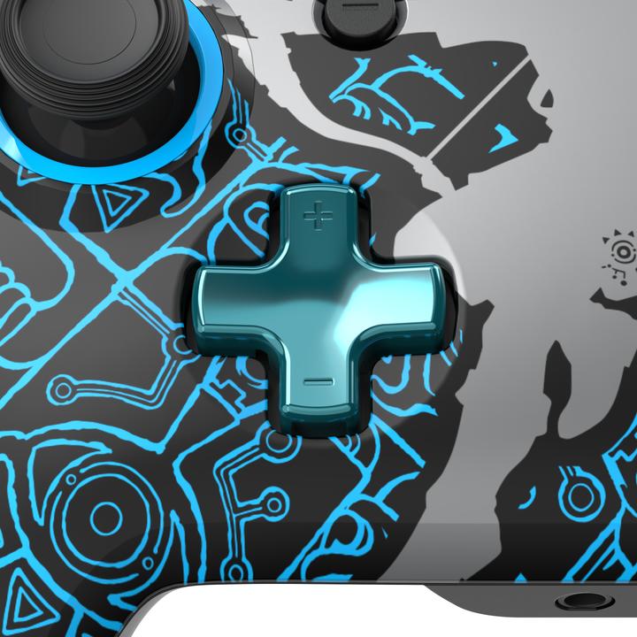Actual product image PDP REMATCH GLOW Controller & Travel Case GLOW Bundle: Sheikah Shoot, For Nintendo Switch, Nintendo Swit (Switch OLED, Switch)