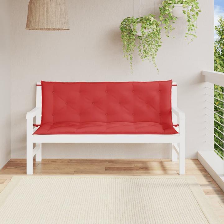 Produktbild VidaXL Gartenbank-Auflagen 2 Stk. O x ford-Gewebe (150 x 50 x 7 cm)