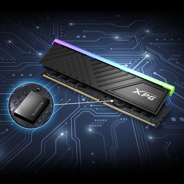 Productafbeelding Adata DDR4 32GB 3600-18 K2 XPG Spectrix D35G RGB zwart (AX4U360016G18I-DTBKD35G) (2 x 16GB, 3600 MHz, DDR4 RAM, U-DIMM)