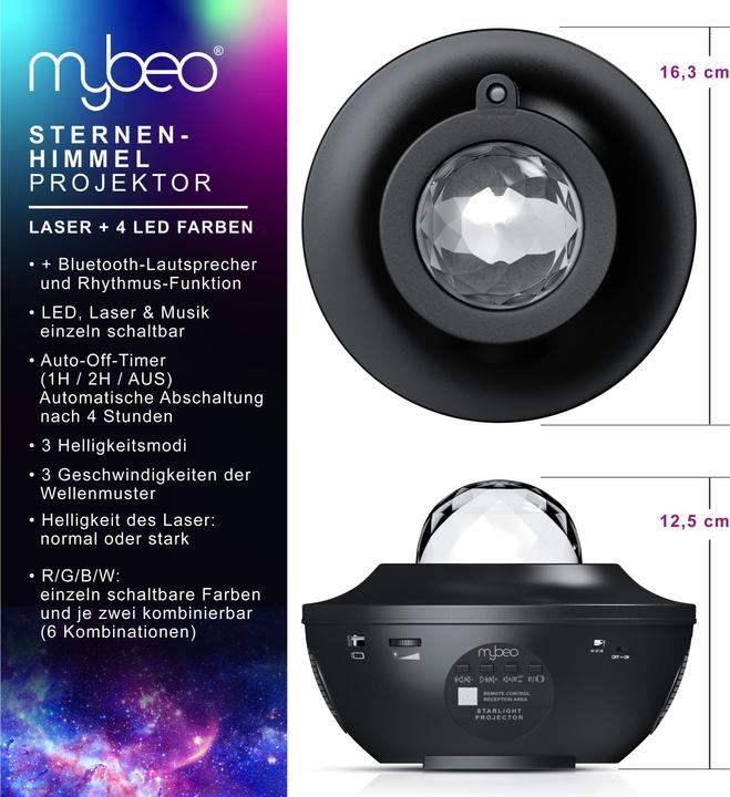 Produktbild Mybeo Sternenhimmel Projektor