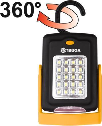 Image du produit Toya LAMPA RĘCZNA OBROTOWA 20+3 LED