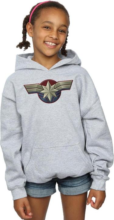 Immagine prodotto Captain Chest Emblem Felpa con Cappuccio Ragazze (140, 146)