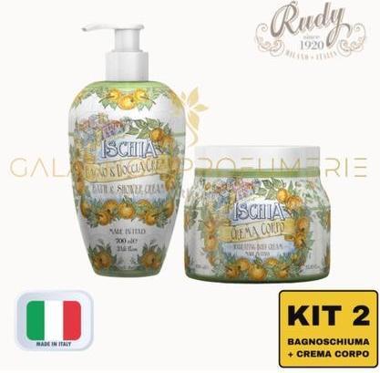 Immagine prodotto Rudy Project Kit La Maiolica Ischia Bagno Schiuma Crema Corpo Rudy Made in Italy